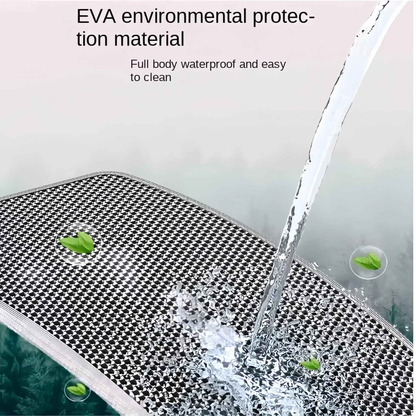 90X60CM doppelschichtige Katzentoiletten-Sandmatte Rutschfest